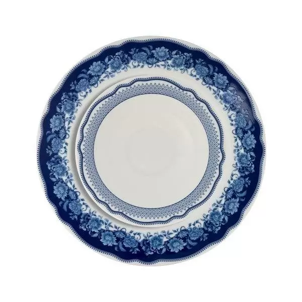 سرویس 28 پارچه چینی زرین-ایتالیا اف (گرد)-6 نفره-سن پترزبورک